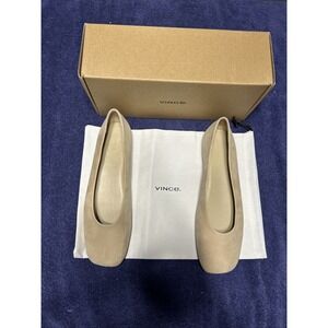 Vince Women's Leah Ballet Flat Shoes Size 9.5 New In Box With Dust Bag  $125